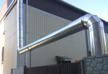 витяжка сендвіч труба